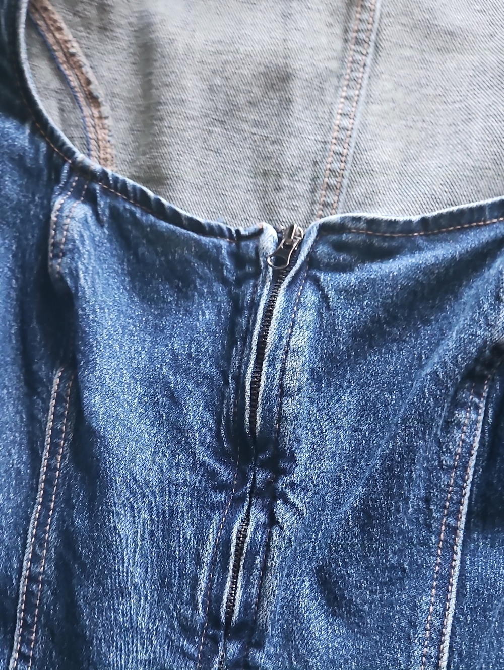 Zara Denim Jumpsiit L - Picture 3 of 13
